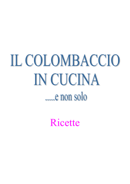 piatto - Colombaccio