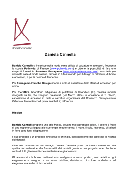 Daniela Cannella - POLIMODA NEW TALENT: diamo spazio alle idee