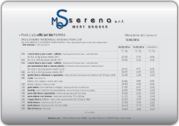 scarica pdf - Serena srl Meat Broker dal 1996