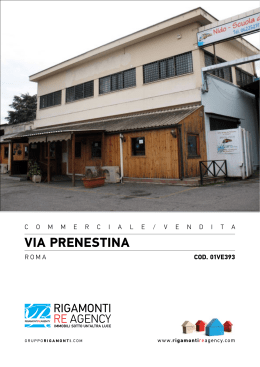 VIA PRENESTINA - Rigamonti Case