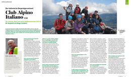 leggi qui l`articolo comparso sulla rivista - CAI