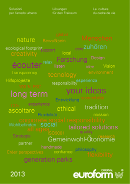long term your ideas &eacute;couter