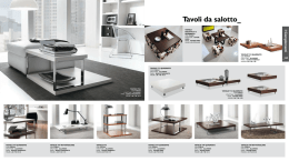Tavoli da salotto_ I Complementi