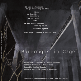 Burroughs in Cage
