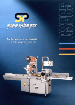 orizzon`rale Horizontal Wrapping machine