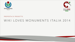 Wiki Loves Monuments Italia marzo 2014 – comuni