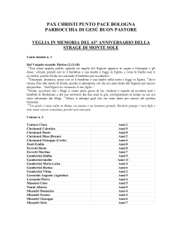 Testo della veglia