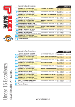 calendario U15 ecc 2014_2015