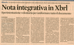 NOTA INTEGRATIVA IN XBRL(fonte quotidiano Il Sole 24 Ore)