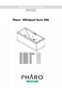 Pharo® Whirlpool Serie 200