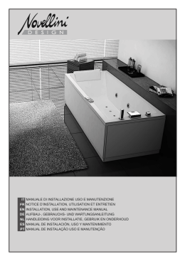 manuale di installazione uso e manutenzione notice d`installation