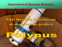 Polypus - Osservatorio Astronomico di Bassano Bresciano