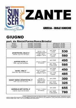mg ZANTE - Zaganelli Viaggi