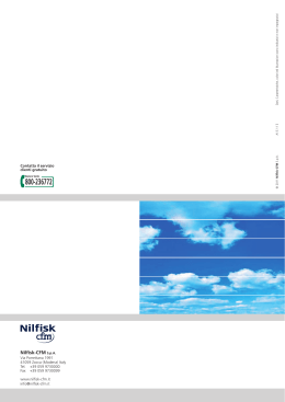 Panoramica generale dei prodotti NIlfisk-CFM
