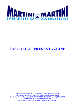 scarica la presentazione martini & martini