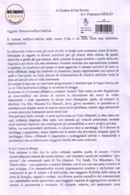 Sistema traffico viabilit&agrave;