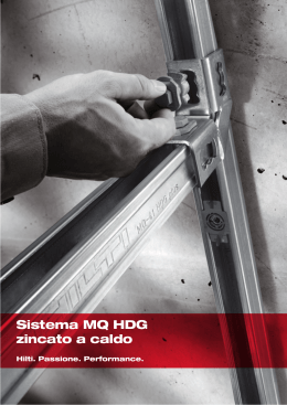 Sistema MQ HDG zincato a caldo