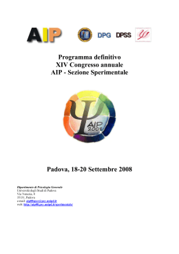 Scarica il programma in formato pdf