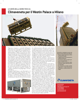 Climaveneta per il Westin Palace a Milano