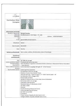 Curriculum Vitae Europass