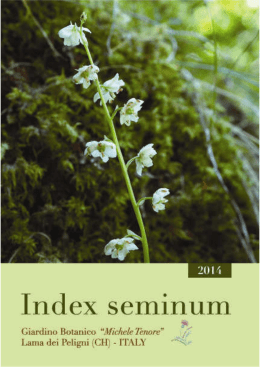 Index Seminum _Lama_2014_docx - Parco Nazionale della Majella