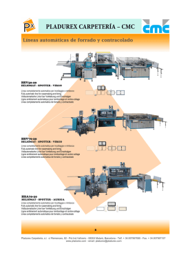 PLADUREX CARPETER&Iacute;A &ndash; CMC