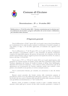 039 - Nomina commissione CoCoCo