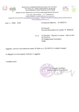 nomina commissioni esami a.s.2014-15