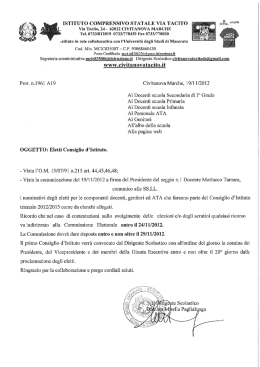 ISTITUTO COMPRENSIVO STATALE VIA TACITO