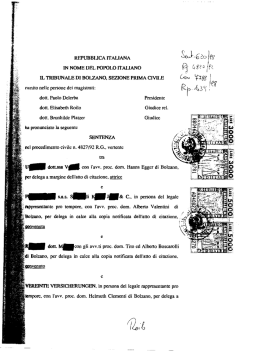 Testo della sentenza
