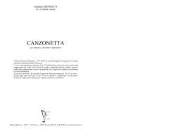 CANZONETTA - Edizioni Eufonia
