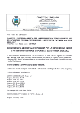 bando di gara + allegati
