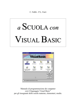 A scuola con Visual Basic