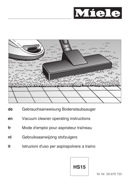 de Gebrauchsanweisung Bodenstaubsauger en Vacuum