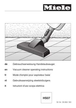 de Gebrauchsanweisung Handstaubsauger en Vacuum