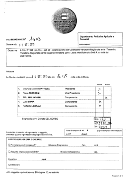 D.G.R. n. 1403 del 30.10.2015