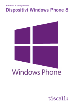 Dispositivi Windows Phone 8 - Assistenza