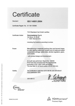 Certificate - GT do Brasil