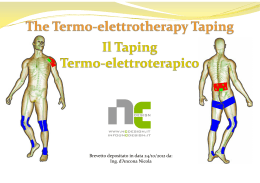 Brochure Taping Termo-elettroterapico
