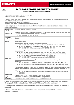 PDF Dichiarazione prestazioni HIT-RE 500 (IT)