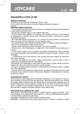 Scarica il manuale istruzioni