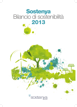 Consulta il Bilancio di Sostenibilità 2013