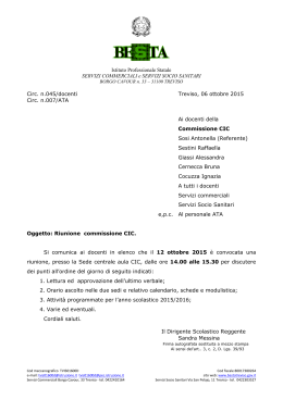 045 - Riunione Commissione CIC