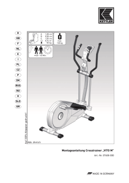 Montageanleitung Crosstrainer &bdquo;VITO M&rdquo;