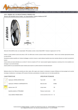 STRISCE LED / STRISCE LED BIANCO