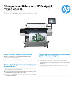 Stampante multifunzione HP Designjet T1200 HD-MFP