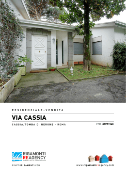 Via CaSSia - Rigamonti Case
