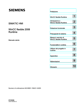 WinCC flexible 2008 Runtime - Siemens Industry Online Support