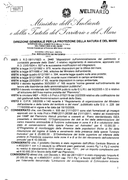 Dec 51121 - 4/12/2013 - Ministero dell`Ambiente