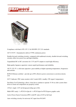 Compliance with Intel ATX 12V 2.3 & SSI EPS 12V 2.91 standards